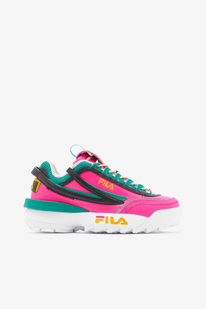 Fila Disruptor 2 Exp Pink Sneakers Womens - NZ 93718-NGBJ